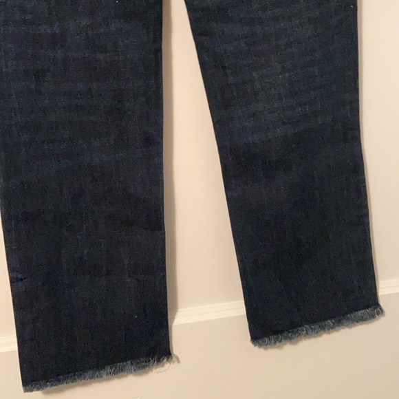 🌟NWT🌟 Size 30 Francesca’s Harper Heritage High-Rise Straight Raw Hem Jean - Picture 10 of 16